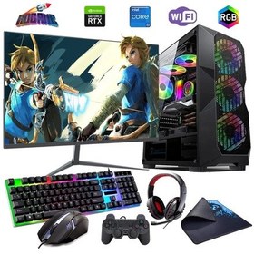Resim Rogame RKT660636 i5-12400F 16 GB 480 GB SSD 6 GB RTX3050 27" Free Dos Masaüstü Oyuncu Bilgisayarı 