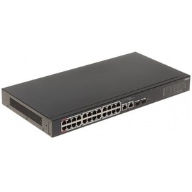 Resim Dahua Cs4226-24et-375, 24port, Megabit, Poe 375w, 2 Port Gigabit Lan, 2 Port Sfp Gigabit Combo, Cloud Yönetilebilir, Switch 