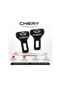 Resim Chery Kemer Tokası , Chery Logolu Araç Kemer İkaz , Chery Kemer Bip Bip - 2 Adet 