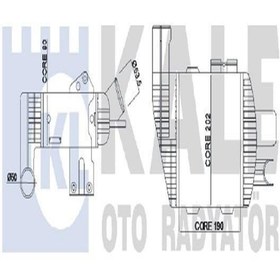 Resim KALE 348670 Turbo Radyatoru Intercooler Al/brz (HYUNDAİ :TUCSON 04- 2.0 CRDİ / KİA: SPORTAGE (WR122924) 