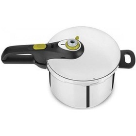 Resim Tefal Secure Düdüklü Tencere 6 L + 4 L Gümüş - Siyah 