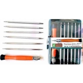 Resim RI-Mark Duz Yıldız Torx Cep Telefonu Tamir 6'lı 12 Farklı Uç 