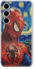 Resim Multitronic Samsung Galaxy A54 Uyumlu Örümcek Adam Tasarım Baskılı Şeffaf Kılıf, strlghta54067 