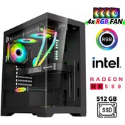 Resim Xaser XSR975 I5 4570 16GB Ram 512GB SSD 8gb RX580 Ekran Kartı Masaüstü Oyuncu Bilgisayarı 