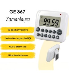 Resim Sevgift Hızlı Dijital Zamanlayıcı, Ileri Geri Sayım Timer | Ge 367 