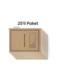 Resim Metal Askılı Personel Özlük Dosyası 4 Yapraklı 25 Li Paket 
