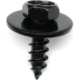 Resim Lasonstiges 5 Adet Altıgen Cıvata Sems Cıvata Kelepçe Onarım Kelepçesi Bileşenleri Toyota 90159-60525 10mm Hex 