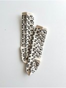 Resim COOLMINIES Kız Bebek Çocuk Leopar Desenli Çorap 