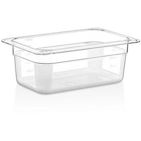 Resim GastroPlast GN 1/4-100 mm Gastronom Küvet, Polikarbon 