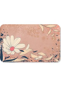 Resim Dijital Baskılı Desenli Dekoratif Dış Kapı Önü Ve Iç Mekan Paspası Yıkanabilir Kaymaz Taban Sarı 