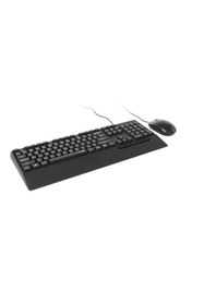 Resim Rapoo NX2000,USB Kablolu Ergonomik Q Türkçe Klavye ile Optik Mouse Set 