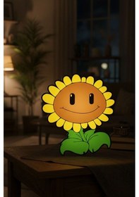 Resim Plants Vs Zombies Dekoratif Aydınlatma Gece Lambası Çok Renkli 