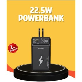 Resim Powerbank 10000 Mah Dijital Göstergeli Taşınabilir renkli 