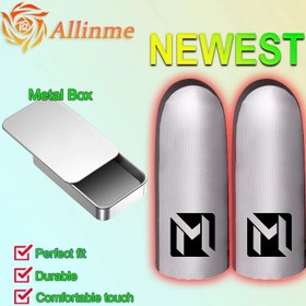 Resim MLBB Oyun Parmak Kılıfları - PUBG Nefes Alabilen Kaymaz Gümüş Fiber Eldivenler, Ayarlanabilir Kayışlar, Telefon Oyunları ve E-Sporlar için Ergonomik Tasarım, Gelişmiş Dokunsal Geri Bildirim, E-Spor Aksesuarları, Şık Eldiven Tasarımı, Kaymaz Tutuş 