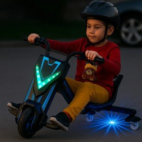 Resim Coolwheels Elektrikli Drift Scooter – 36V Motor, 3 Hız Kademesi, Bluetooth ve Işıklı Tasarım 