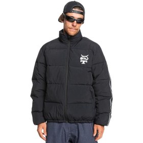 Resim Quiksilver Puff The Dragon Erkek Siyah Snowboard Ceketi 