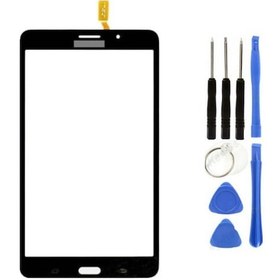 Resim Samsung Galaxy Tab 4 Sm-t231 Uyumlu Servis Dokunmatik Siyah + Tamir Seti 