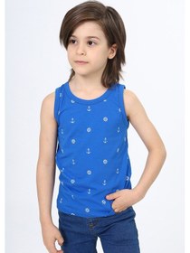 Resim Toontoy Kids Toontoy Erkek Çocuk Baskılı Atlet Saks 