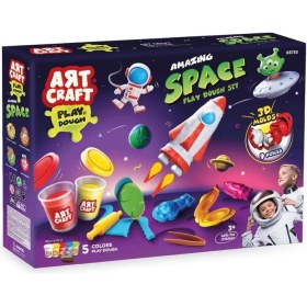 Resim MCM Group 03733 Uzay Oyun Hamur Set 380GR -Fen 