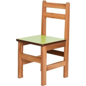 Resim Ahşap Sandalye Mdf Oturaklı 