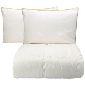 Resim Karaca Home Çift Kişilik Yün Yorgan - 2 Adet Yün Yastık Hediyeli 