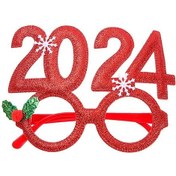 Resim Tcherchi 2024 Yazılı Noel Yılbaşı Parti Gözlüğü 