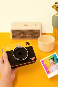 Resim Mini Shot 3 Retro Anında Kamera ve Fotoğraf Yazıcı 3x3 - Siyah 