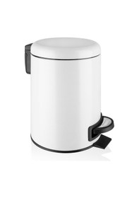 Resim Noble Life 12 Lt Beyaz Pedalı Yavaş Kapanır Çöp Kovası Diğer 