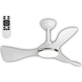 Resim Cata Ct-3000 Cenevre Ledli Tavan Vantilatörü Beyaz Renk 