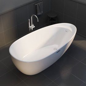 Resim Maya Bağımsız Küvet | Jakuzi Seçenekli - 85x180 / Beyaz / 1 Kişilik 