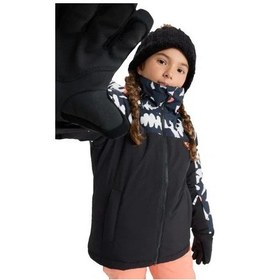 Resim Roxy Galaxy Gırl Jk Kız Çocuk Anthracite - Plaid 2 Snowboard Ceketi Ergtj03200-6457 Siyah 