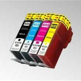 Resim Hp 655 Kartuş Uyumlu 4 Lü Set 
