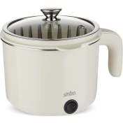 Resim SCO-5063 Çok Fonksiyonlu Buharlı Pişirici - 1 Litre Kapasite, Paslanmaz Gizli Rezistans, Temperli Cam Kapak 