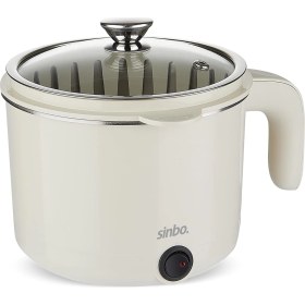 Resim SCO-5063 Çok Fonksiyonlu Buharlı Pişirici - 1 Litre Kapasite, Paslanmaz Gizli Rezistans, Temperli Cam Kapak 