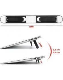Resim Freedom Storee Siyah 2 Kademeli Katlanabilir ve Yapışkanlı Laptop Standı 