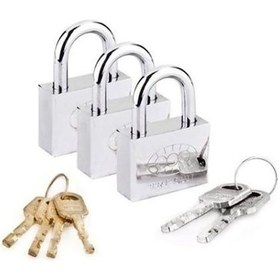 Resim Tek Anahtarla Açılan Çelik Asma Kilit 8 Adet 