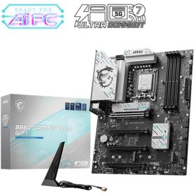 Resim ELEKTRİK DOKTORU Msi B860 Gaming Plus Wifi Ddr5 8800Mt/S 1Xhdmi 1Xdp 3Xm.2 Atx 1851P (Intel Ultra Processors Series2) 