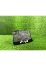 Resim Red Bull Siyah 3d Kabrtmalı Pleksi Motor Plakalığı - 2 