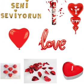 Resim Hayaller Dükkanı 14 Şubat Balon Zengini Full Set- 