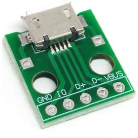 Resim Micro Usb To Dip Çevirici Pcb 5v Usb Haberleşme Deney 