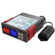 Resim Genel Markalar Stc STC-3028 Isı ve Nem Termostatı Çift Ekran 220V 