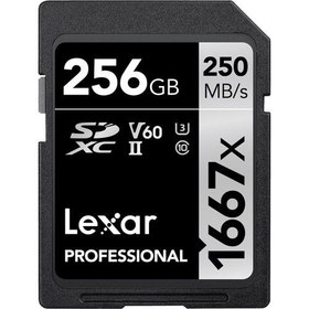 Resim Lexar 256GB Professional 1667X UHS-II SDXC Hafıza Kartı 
