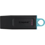 Resim Kingston 64GB USB 3.2 Exodia DataTraveler Exodia (Black + Teal) 64GB USB Flash Bellek