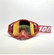 Resim Moveevo Motosiklet Off-road Güneş Gözlüğü - Darbeye Dayanıklı, %100 Uv 400 Korumalı, Esnek Polikarbon Lens, Beyaz-kırmızı Diğer 