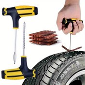 Resim Arabalar & Motosikletler için Tam Lastik Tamir Kiti - Kolay Delinme Onarımı & Değiştirme Araçları, Metal Yapı 