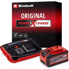 Resim Einhell 18V 4-6 Ah & 6A Boostcharger Akü & Şarj Cihazı – 4512143 