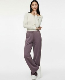 Resim Koton Rahat Kalıp Cep Detaylı Beli Bağcıklı Geniş Paça Eşofman Altı Mor 6wal40128ık Mor 