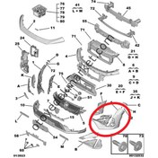 Resim Peugeot 408 (2023-2024) Sol Ön Tampon (Orijinal) 