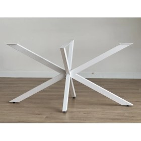 Resim Tolia Home Ahtapot Beyaz Renk Metal Masa Yemek Masası Toplantı Masası Ayağı 150 x 78 x 71 cm 