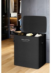 Resim Paloma 120l Üç Bölmeli Katlanabilir Kumaş Kirli Çamaşır Sepeti 